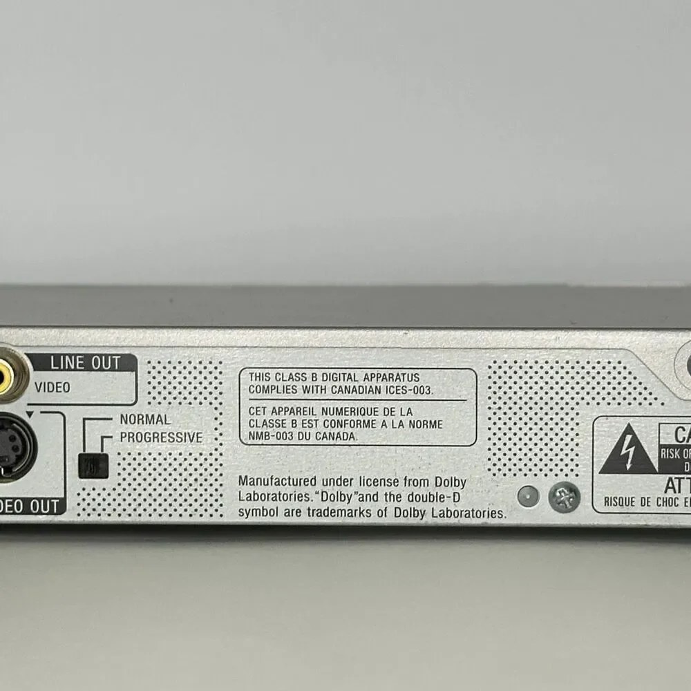 Sony DVD Player Silver DVP-NS575P/S Progressive Scan Tested/Works